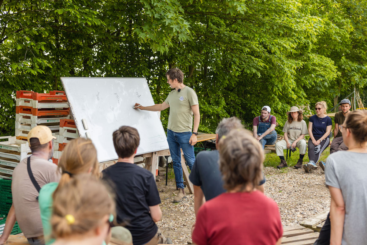 Wissensvermittlung an einem Praxiswochenende der Academy
